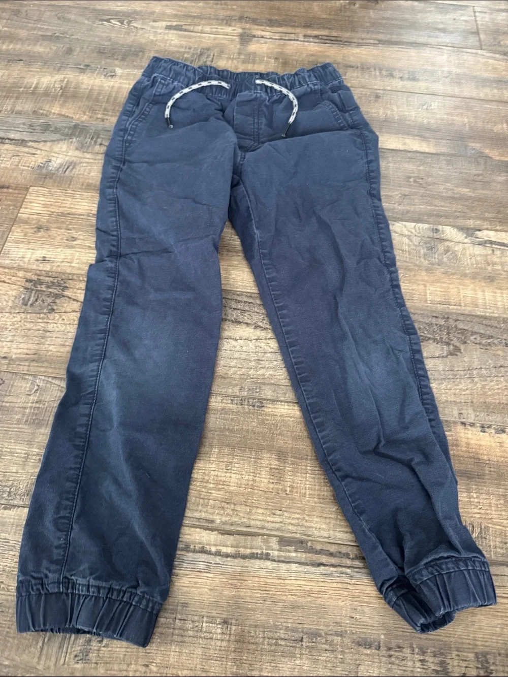 Set of 2 Gap Kids Size M Boys Navy Blue Drawstring Elastic Pants for Uniforms